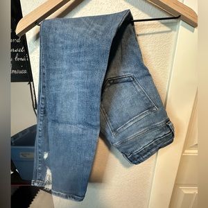 Kancan mid-rise curvy ankle skinny jeans
